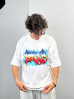 تیشرت سفید گرم بالا جانگل zara