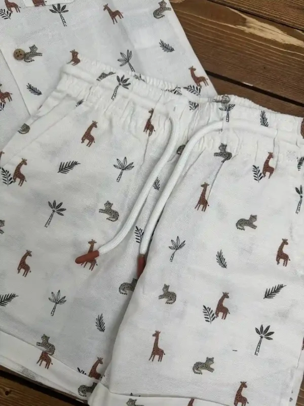ست پیراهن شلوارک بچه گانه h&m - تصویر 4