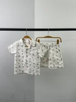ست پیراهن شلوارک بچه گانه h&m