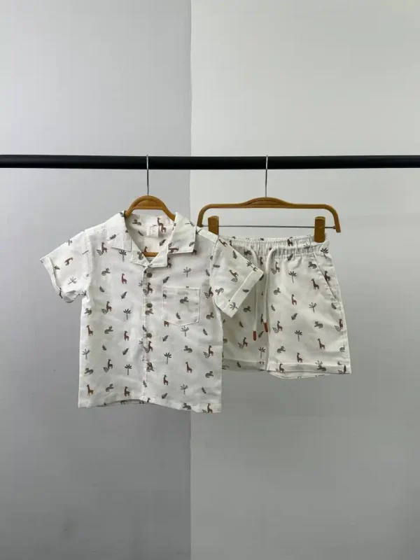 ست پیراهن شلوارک بچه گانه h&m - تصویر 1