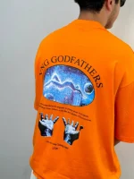 تیشرت نارنجی good father - Image 4