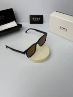 boss-0970s فریم مشکی عدسی قهوه ای - Image 3