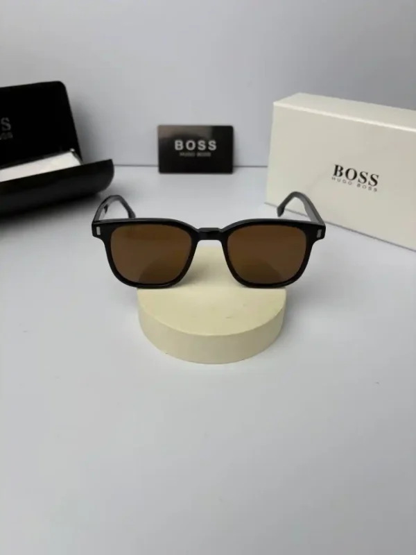 boss-0970s فریم مشکی عدسی قهوه ای - Image 2