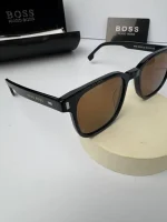boss-0970s فریم مشکی عدسی قهوه ای - Image 4