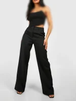 شلوار واید لگ 2110 boohoo - Image 3