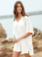 تیشرت سفید ساحلی - Image 2