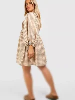 پیراهن پفکی آستین پفی boohoo - Image 4