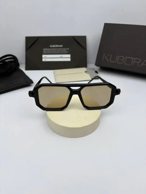عینک kuboraum p8 فریم مشکی براق - Image 2