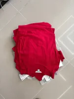 تیشرت نخی راه راه سفید و قرمز - Image 2