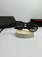 عینک crrera-143s فریم مشکی عدسی آبی - Image 2