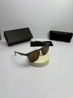 عینک carrera-143s فریم طوسی دسته پلنگی - Image 3