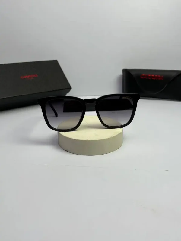 عینک carrera-143s فریم مشکی عدسی هایلایت دودی - Image 2