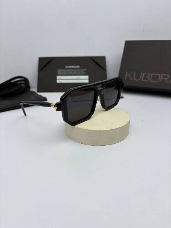 عینک kuboraum p8 تمام مشکی دودی - Image 1