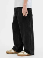 شلوار جین مشکی مدل «Relaxed Fit» - Image 4