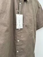پیراهن لینن آستین‌کوتاه والدیگرانو zara - Image 9