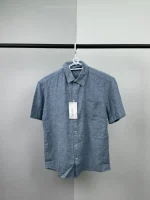 پیراهن لینن آستین‌کوتاه والدیگرانو zara - Image 11