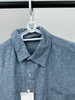 پیراهن لینن آستین‌کوتاه والدیگرانو zara - Image 13