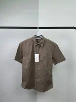 پیراهن لینن آستین‌کوتاه والدیگرانو zara - Image 8