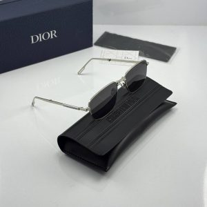 عینک فریم نقره ای عدسی دودی dior90 s1u