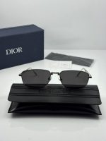 عینک فریم نقره ای عدسی دودی dior90 s1u - Image 4