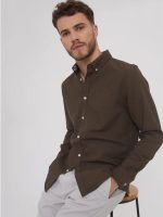 پیراهن تمام دکمه آستین دار - Image 2