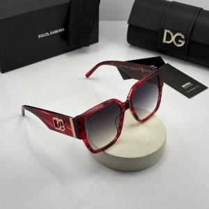 عینک dollce&gabbana-dg6511 فریم قرمز عدسی دودی هایلایت
