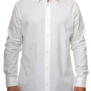 پیراهن سفید تمام‌ دکمه jack&jones