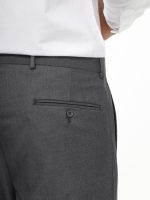 شلوار کلاسیک مردانه راسته خاکستری مدل ‏Regular Fit - Image 4
