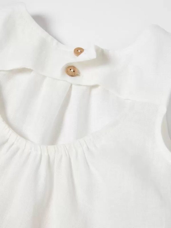 سارافون لینن دخترانه zara - Image 2