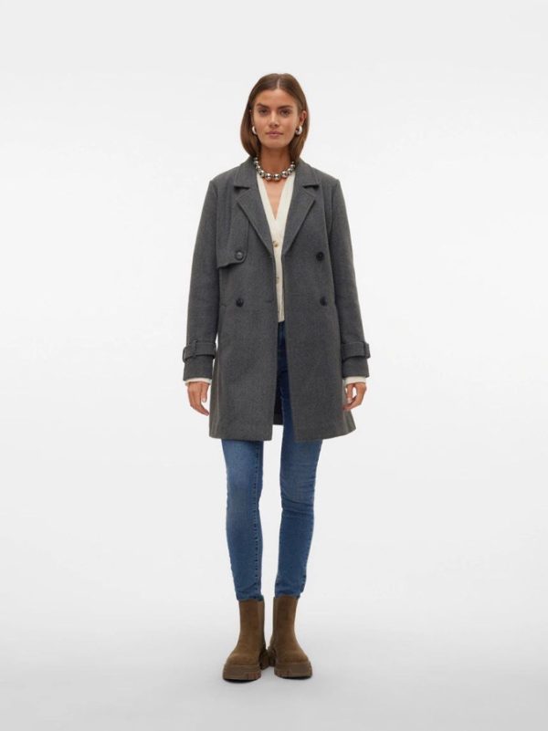 کت مانتویی کمربند دار vero moda - Image 1