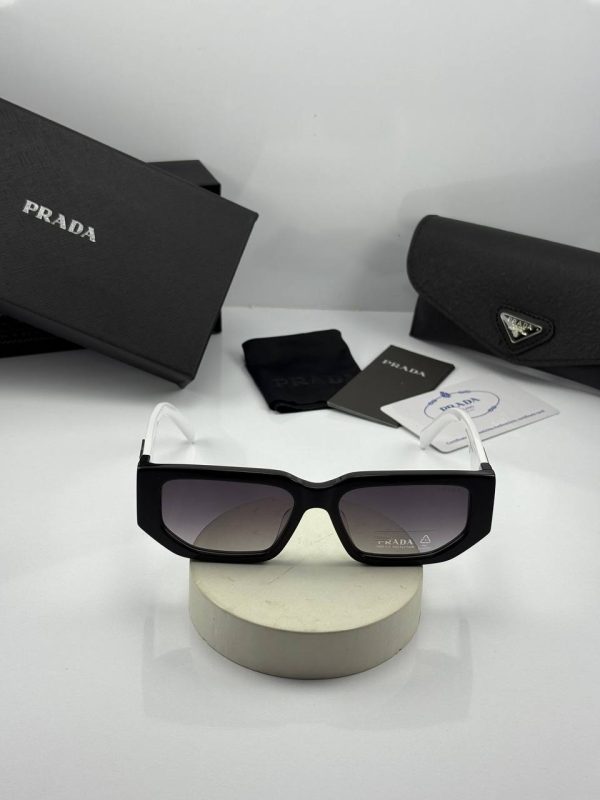 prada-spr09z مشکی سفید هایلایت - Image 4
