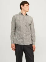 پیراهن تمام دکمه آستین دار jack&jones
