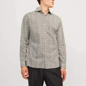 پیراهن تمام دکمه آستین دار jack&jones