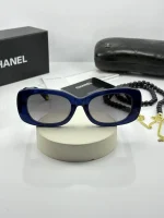 عینک chanel-5488 آبی شفاف - Image 5