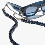 عینک chanel-5488 آبی شفاف - Image 4