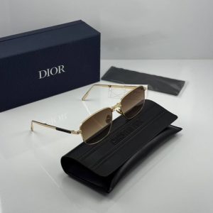 عینک فریم طلایی عدسی هایلایت قهوه ای dior90 s1u
