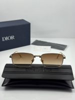 عینک فریم طلایی عدسی هایلایت قهوه ای dior90 s1u - Image 4