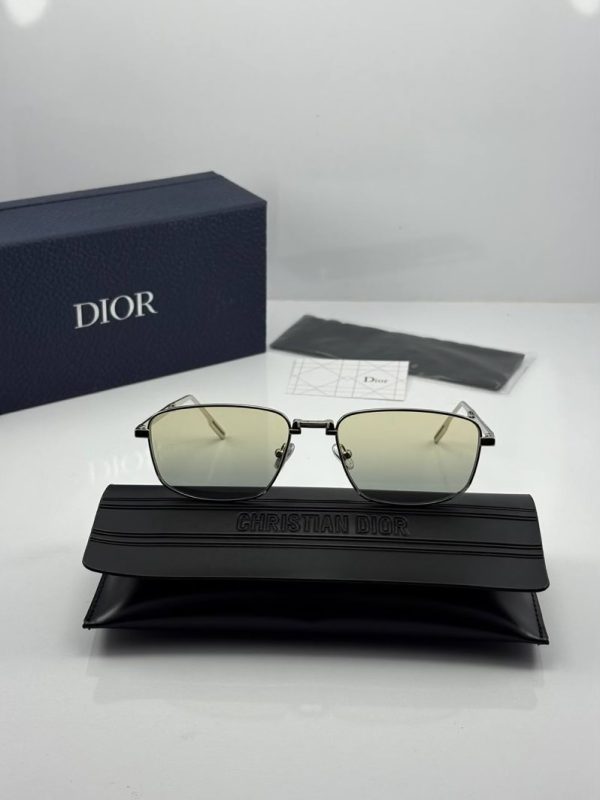 عینک فریم نقره ای عدسی هایلایت روشن  dior90 s1u - Image 4