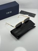 عینک فریم طلایی عدسی دودی dior90 s1u - Image 2