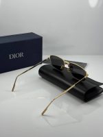 عینک فریم طلایی عدسی دودی dior90 s1u - Image 5