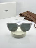 عینک celine - cl40198f سفید عدسی دودی