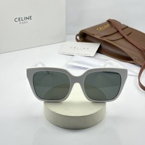 عینک celine - cl40198f سفید عدسی دودی