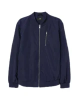 کاپشن بامبر خلبانی سرمه ای h&m
