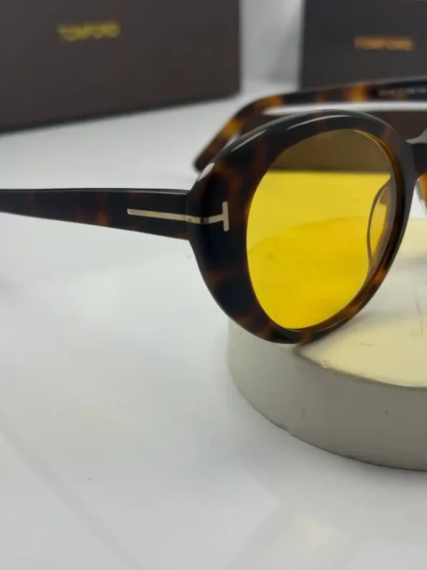 عینک tomford-1009 هاوانا عدسی زرد - Image 4