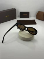 عینک tomford-1009 مشکی براق عدسی قهوه ای - Image 4