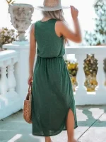 ساحلی تمام سبز نخی کاپشی - Image 2