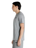 تیشرت طوسی لوگو مشکی - Image 4