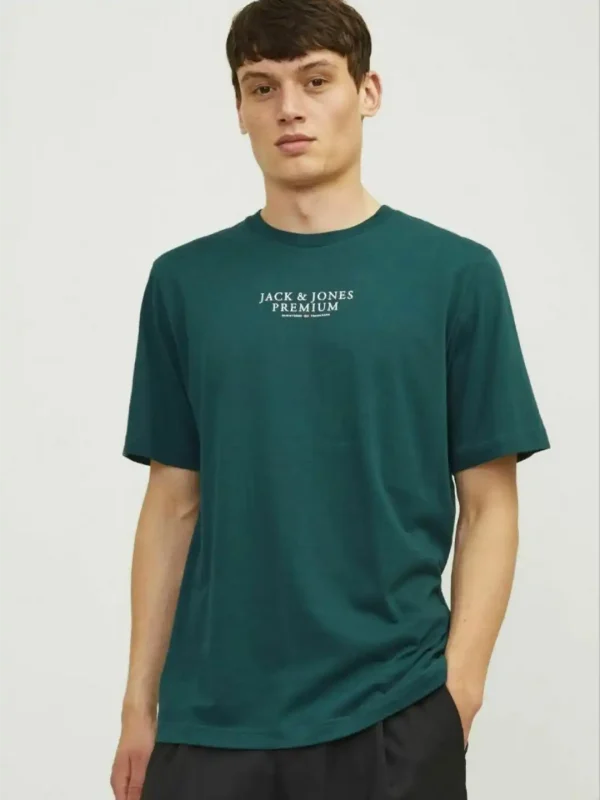 تیشرت jack&jones لوگو سفید - Image 1