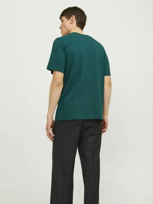 تیشرت jack&jones لوگو سفید - Image 3