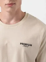 تیشرت کرم لوگو مشکی jack&jones - Image 2